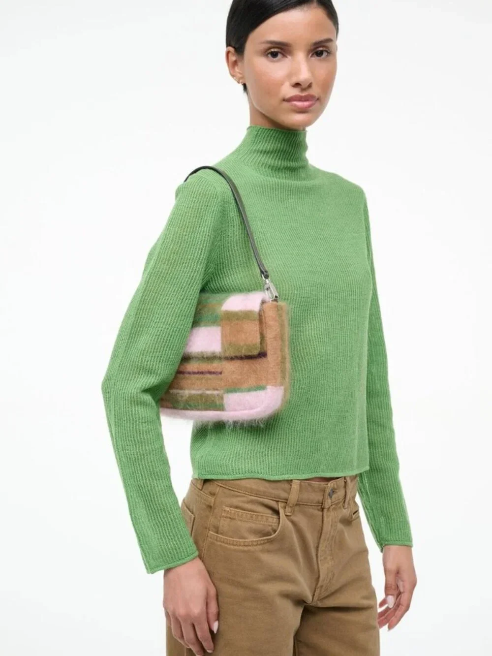 Staud Timmy Shoulder Bag in Pixel